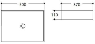Раковина Art&Max 50см белый AM-78570B-50